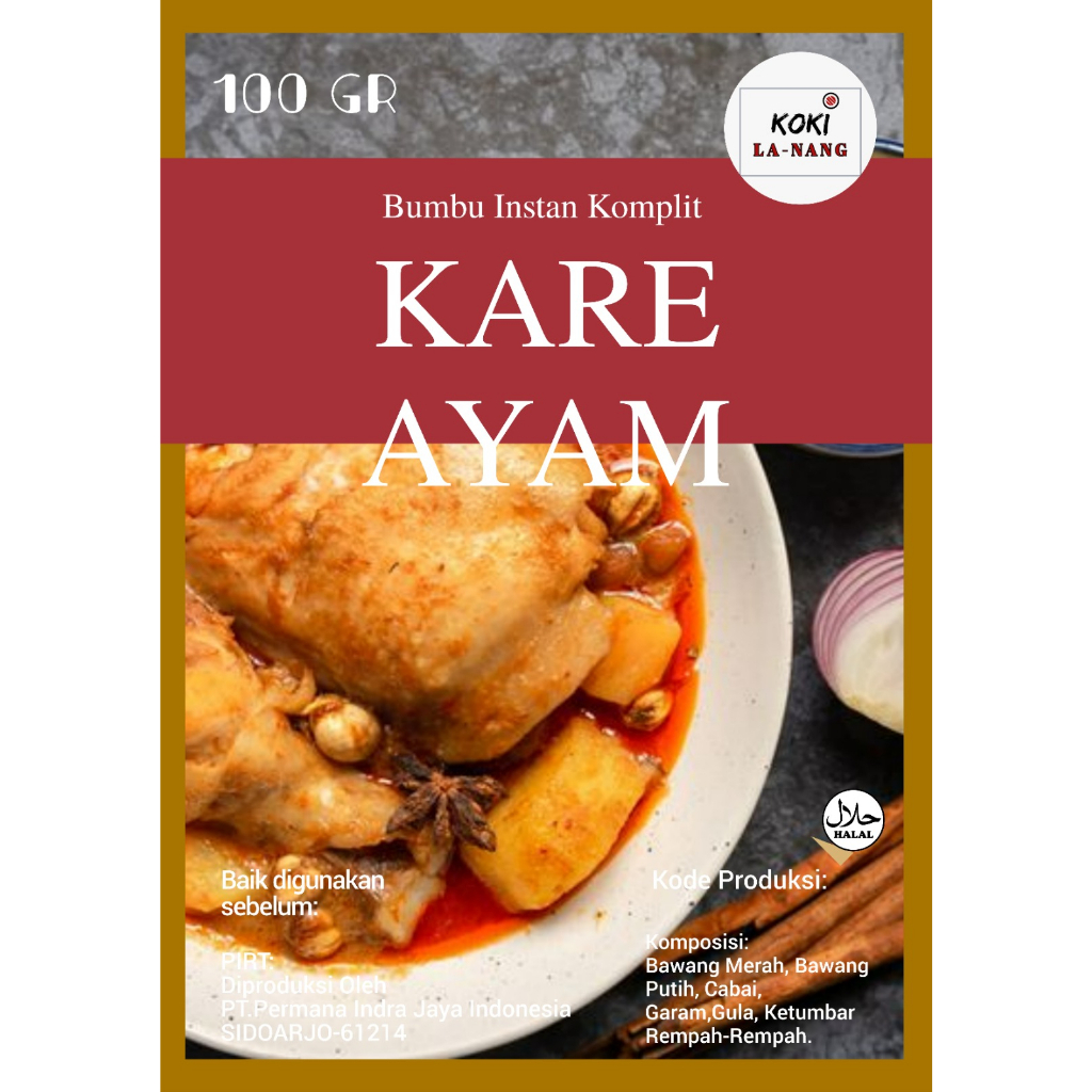 

Bumbu Instan Kare Ayam KOKI LA-NANG