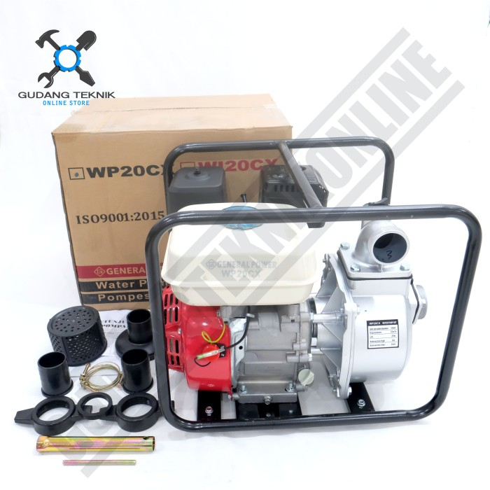 (GENERAL) Water Pump 2&quot; 5.5Hp WP20CX GENERAL / Mesin Waterpump Alkon Pompa Air Irigasi Sawah 2 Inch WP 20 CX GENERAL