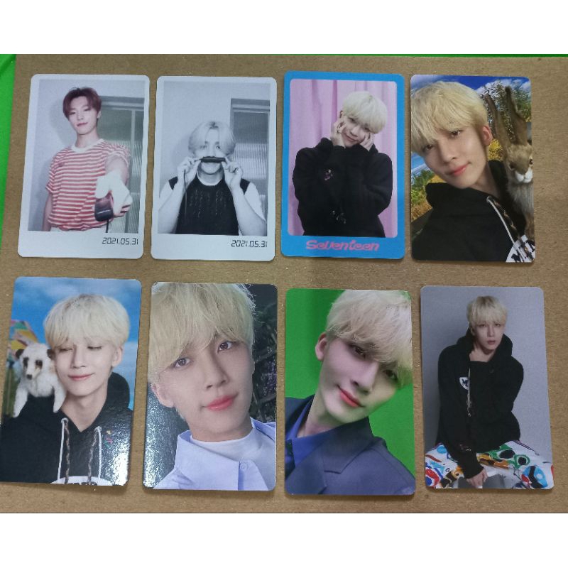 PHOTOCARD DICON JEONGHAN,DINO DAN SCOUPS SEVENTEEN