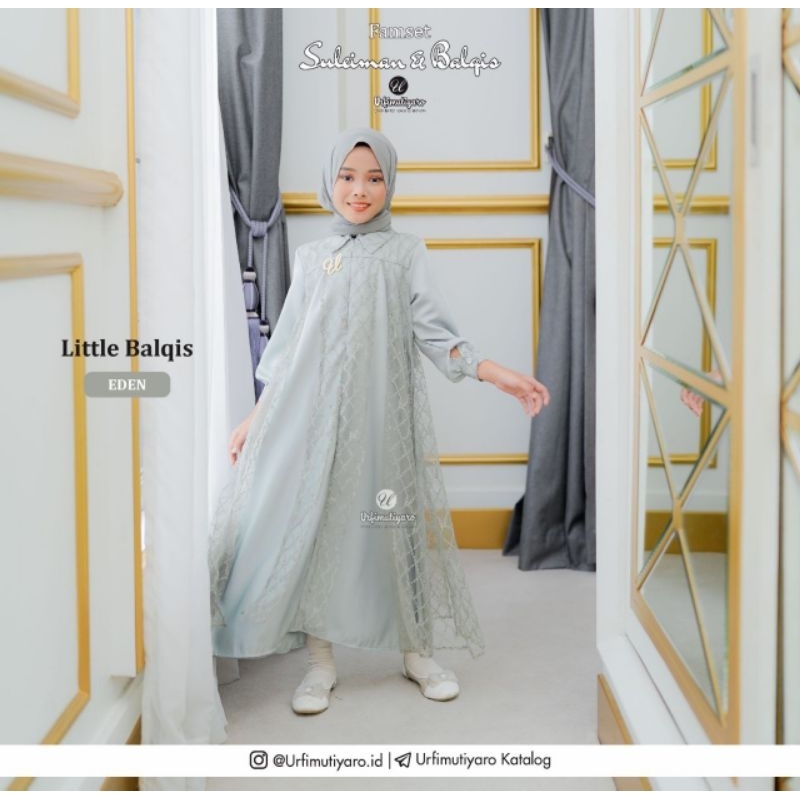 GAMIS LEBARAN ANAK LITTLE BALQIS BY URFIMUTIYARO