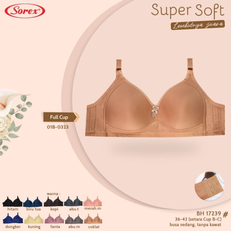 Bra Tanpa Kawat Sorex Super Soft 17239