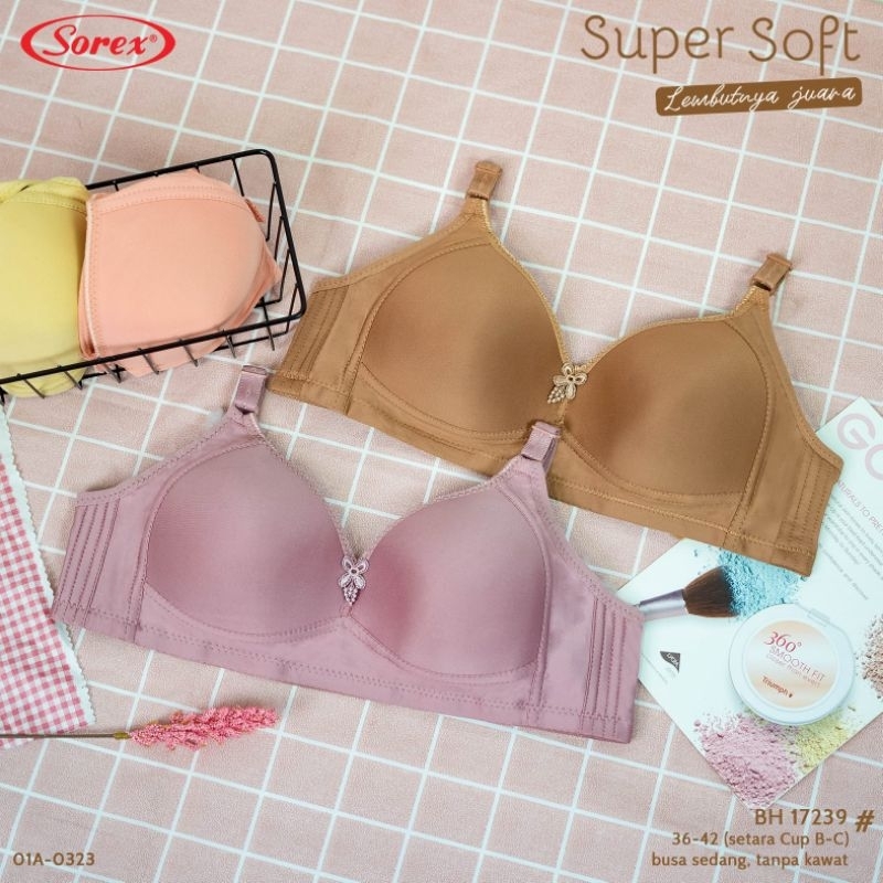 Bra Tanpa Kawat Sorex Super Soft 17239