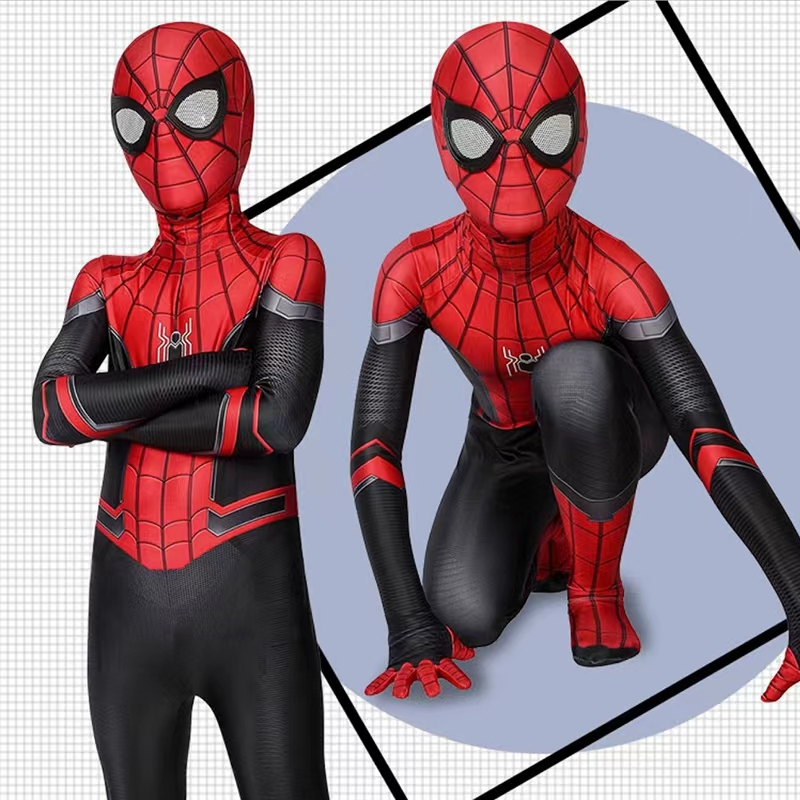 Kostum spiderman morales anak Avenger Superhero Costume + topeng