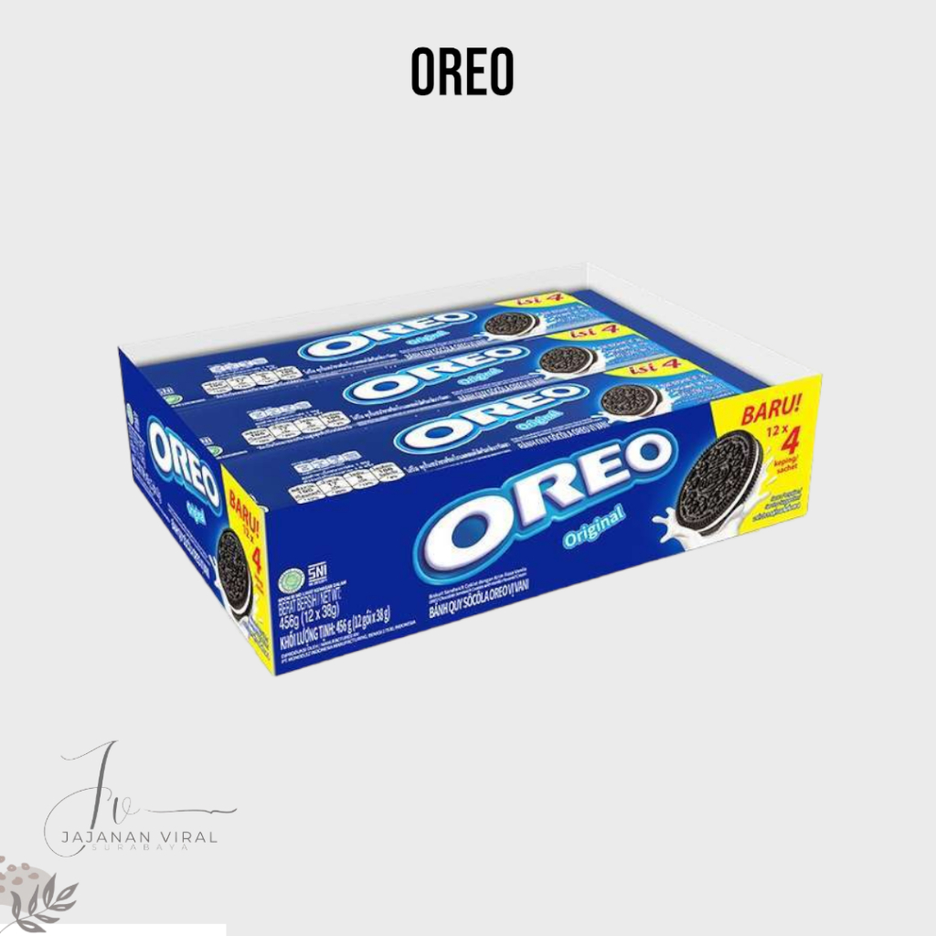 

Oreo Vanilla 1Box Isi 12Pcs