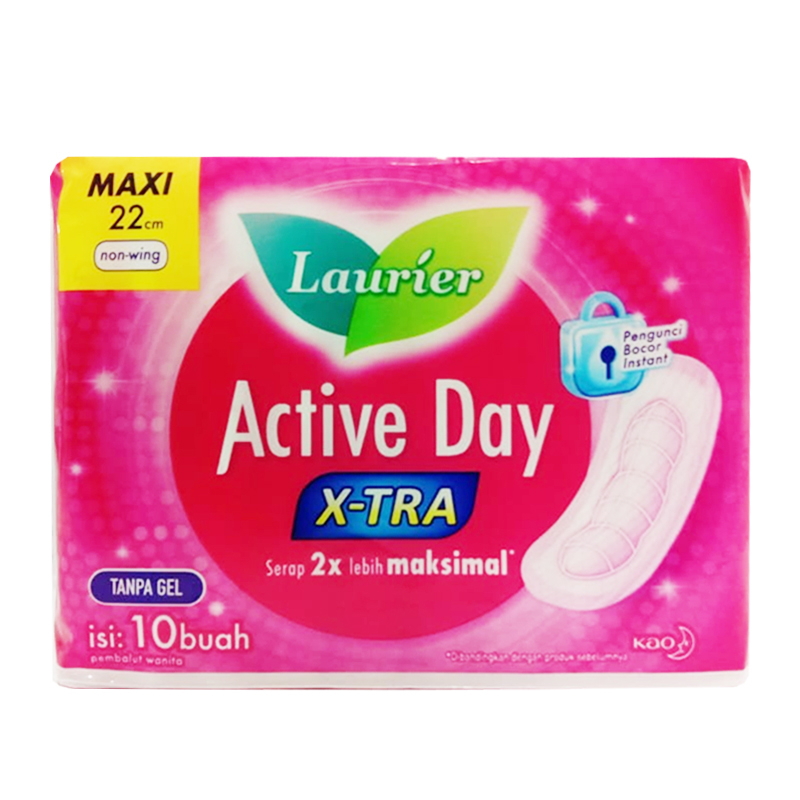 Laurier Active Day X-Tra Maxi Non Wing (Kemasan Baru)