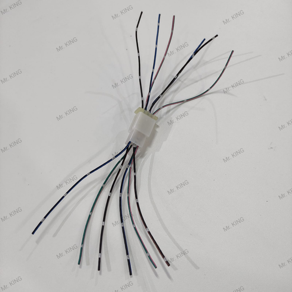 Soket 6 pin sepasang kabel bintik Original S