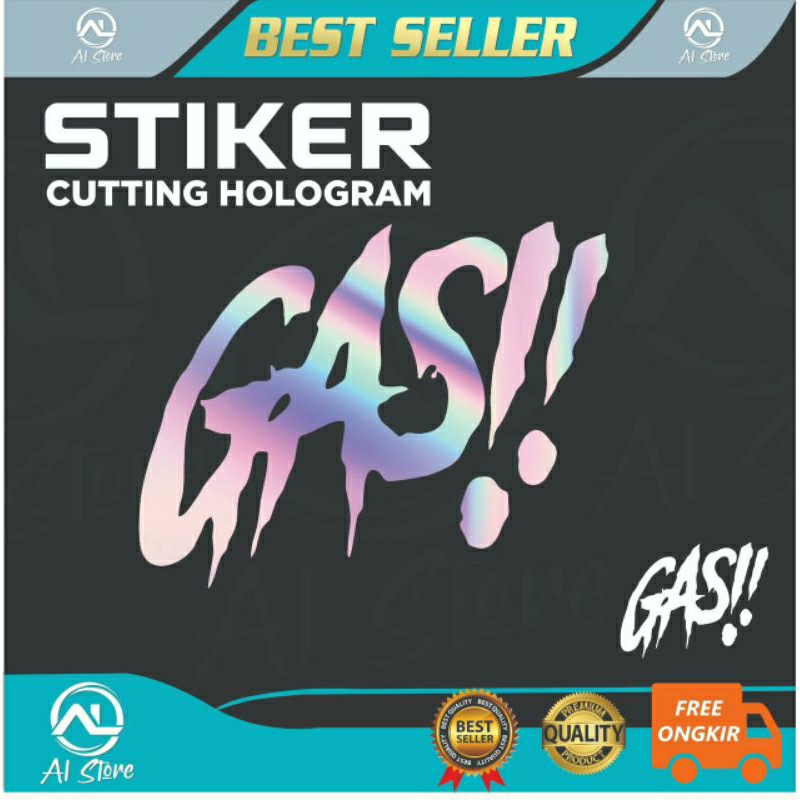 GAS STIKER GAS STIKER GAS HEREX STIKER TANGKI STIKER RACING