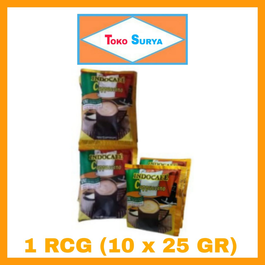 

Indocafe Cappucino Renceng 10 x 25 Gr