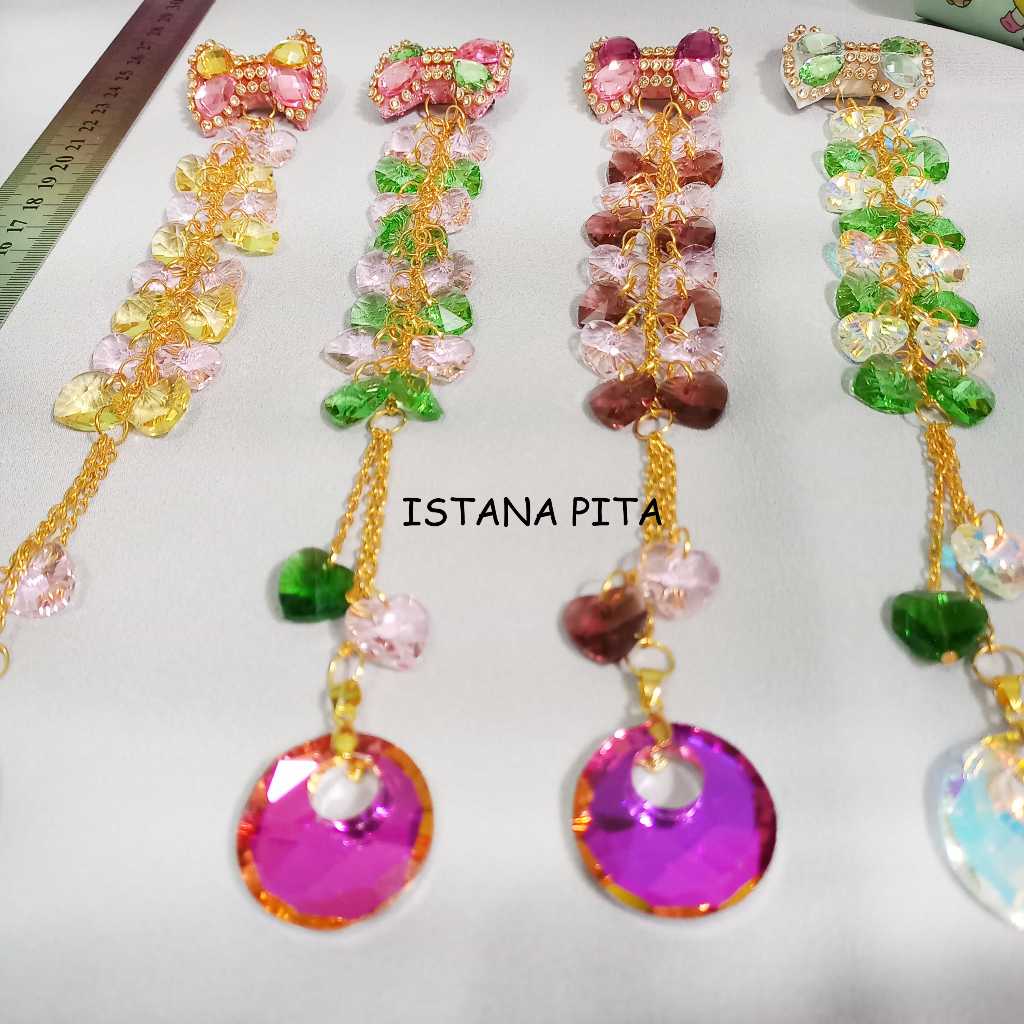 Bros Pita Jurai Kristal Swarovski Love Bulan