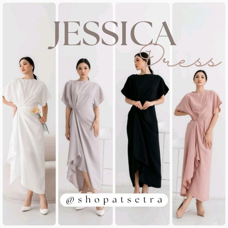 SHOPATSETRA Jessica Dress / Baju Pesta Wanita Undangan Formal Maxidress