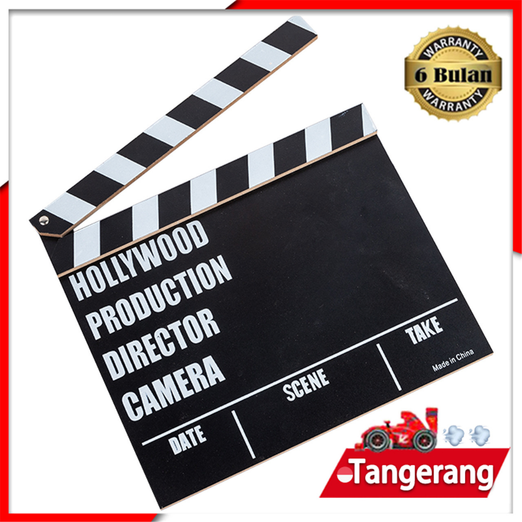 Woopower Profesional Clapper Board Wood Classical Woopower Props Decorate