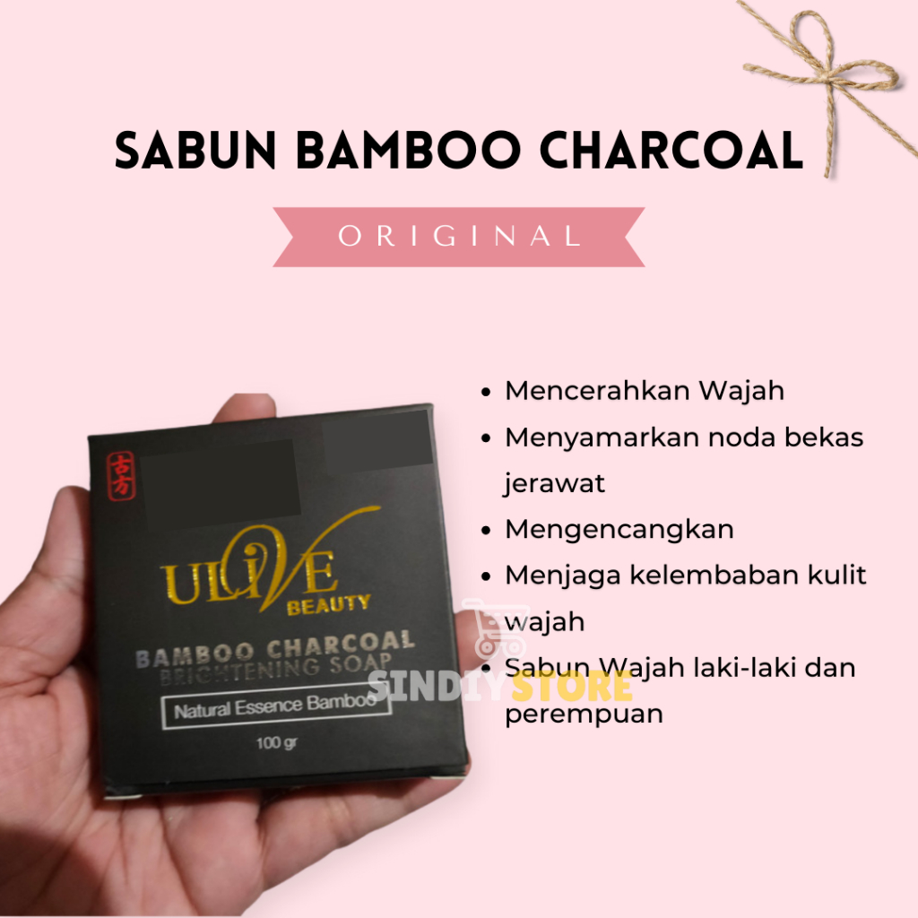 Bamboo Charcoal Brightening Soap Sabun Bamboo Charcoal MSI Sabun Bambu ORIGINAL ASLI 100gr