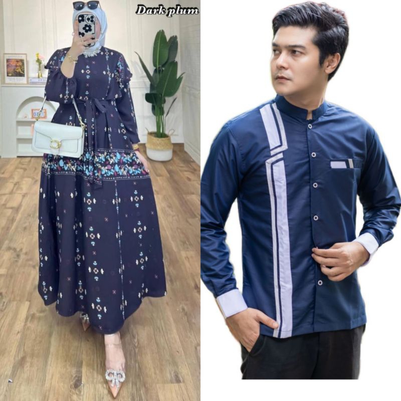 COUPLE GAMIS RAYA TERBARU 2023 DIORSILK