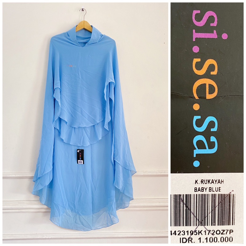 sisesa khimar baby blue