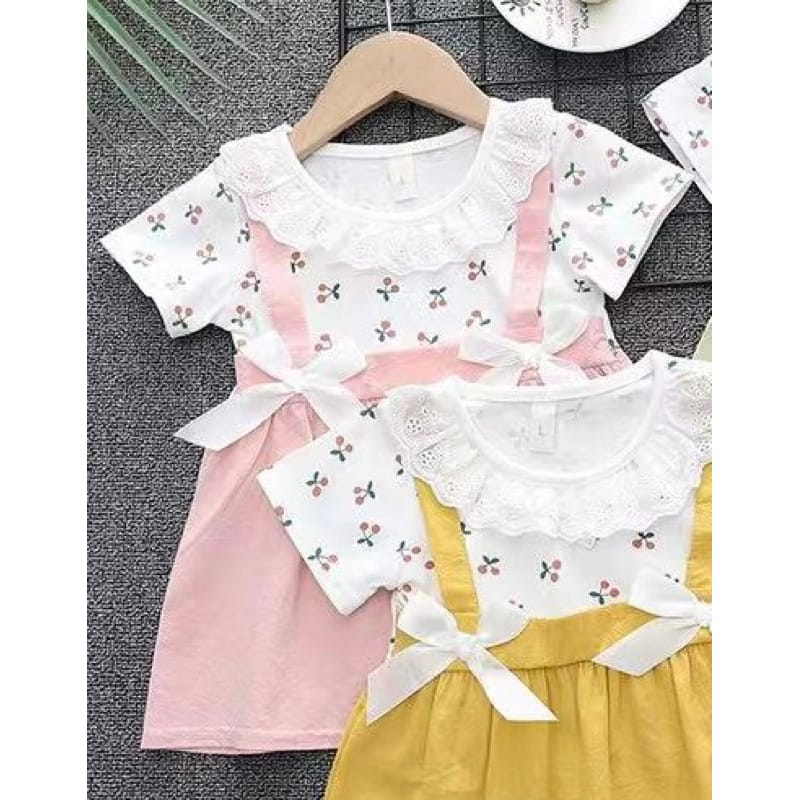 BAJU DRESS BAYI UNTUK UMUR 0-12BULAN MOTIF PITA