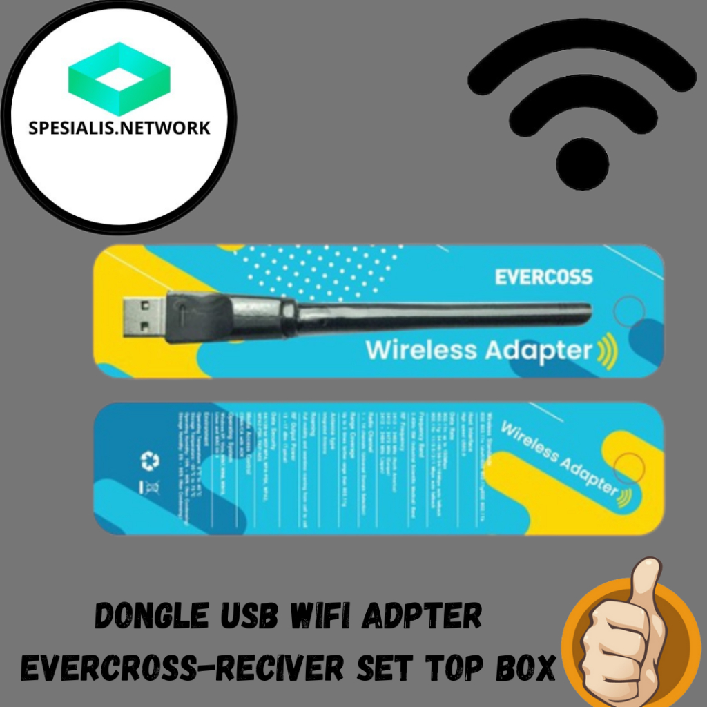 Dongle USB WIFI adpter EVERCROSS-Reciver Set Top Box - Dongle