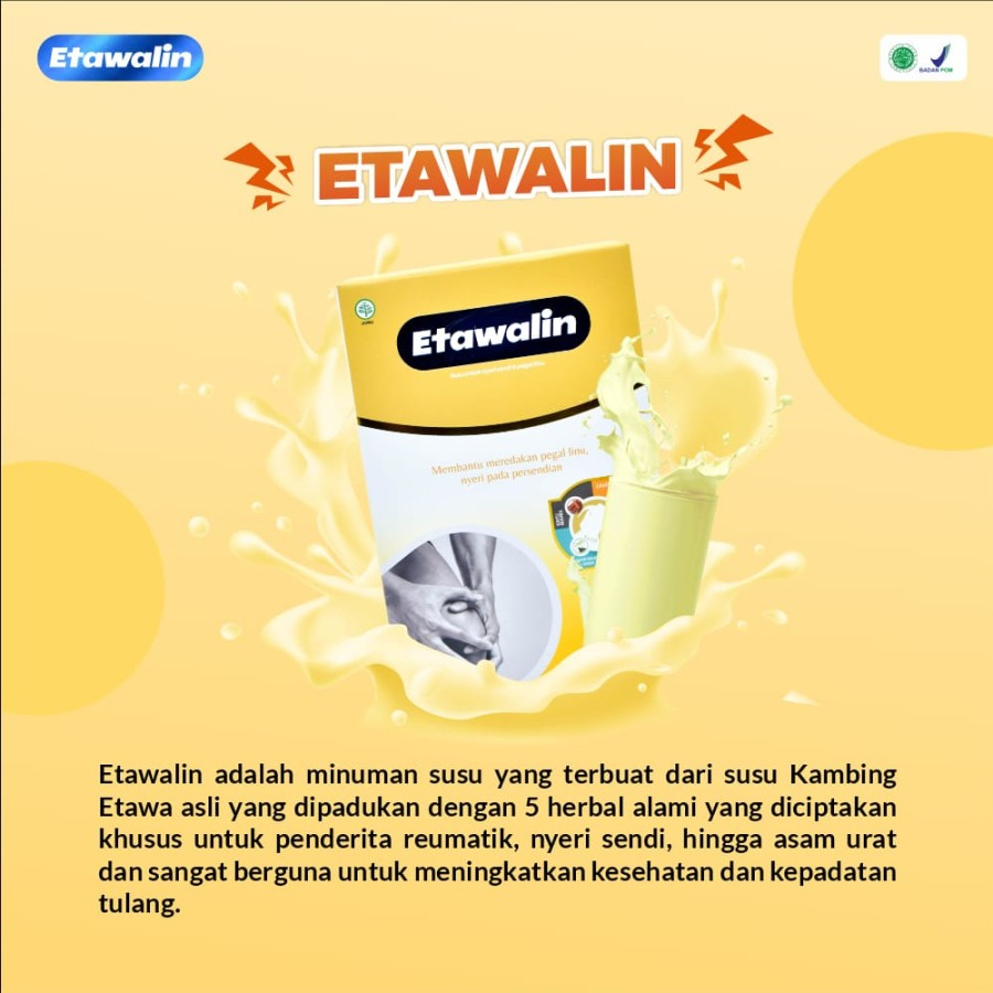

Etawalin-Susu Kambing Etawa untuk mengatas nyeri sendi