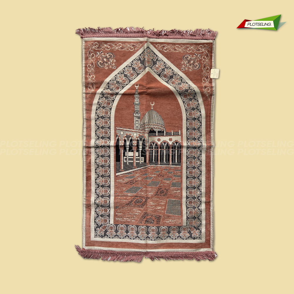 Sajadah Turkey Super Premium AYDIN GENOVA Ukuran 70 x 109 cm Sajadah Travel Besar Sajadah Beludru Halus Sejadah Souvenir Hari Raya