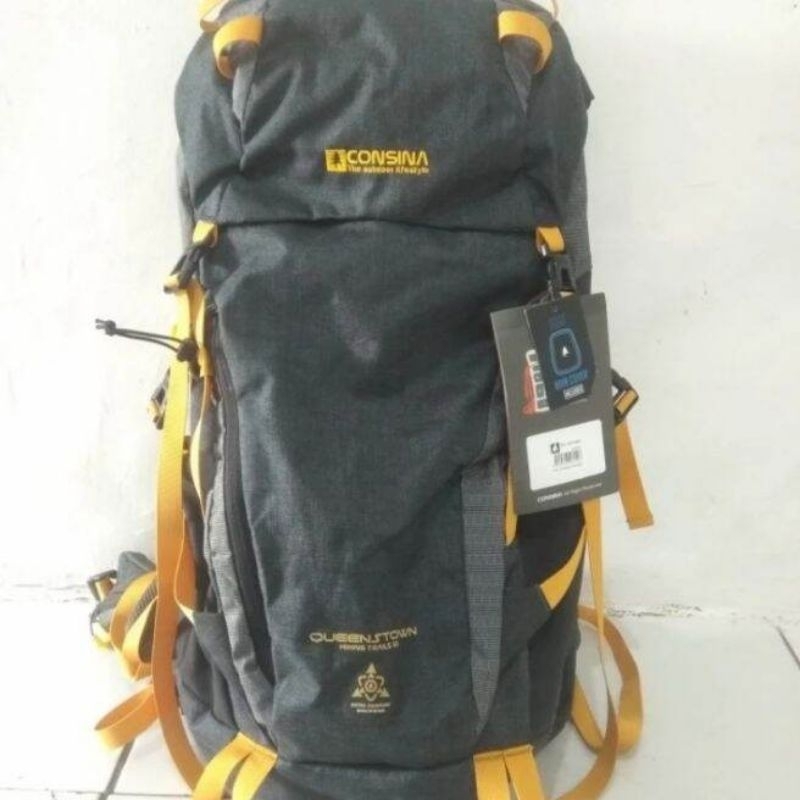 tas ransel backpack hiking camping traveling pria wanita consina queenstown original