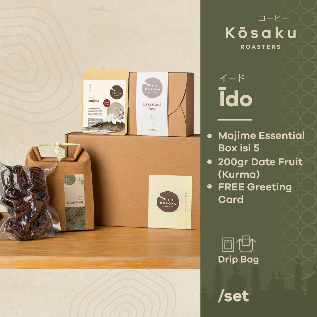 

Ido Hampers Lebaran by Kosaku - Drip Bag Coffee, Kurma