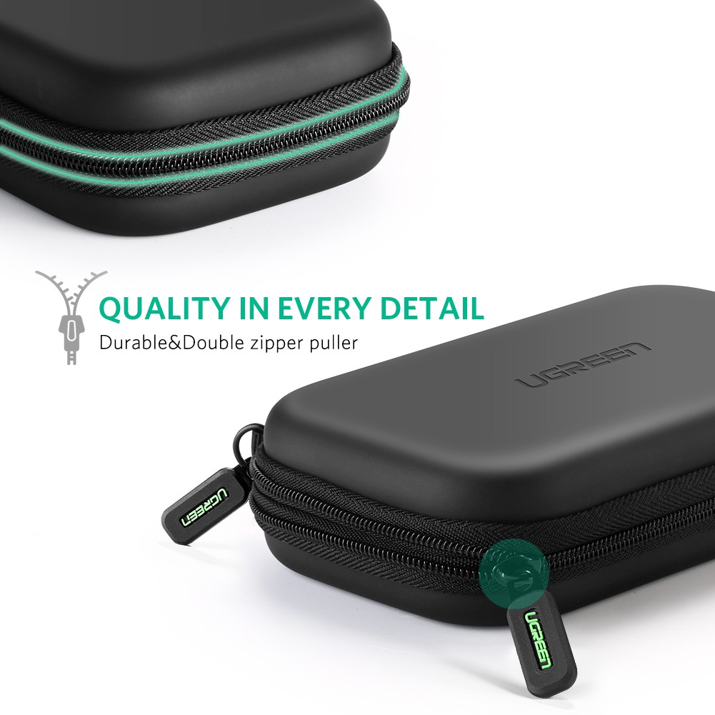 UGREEN Hard Case Travel Pouch Hard Disk HDD Power Bank Storage Bag