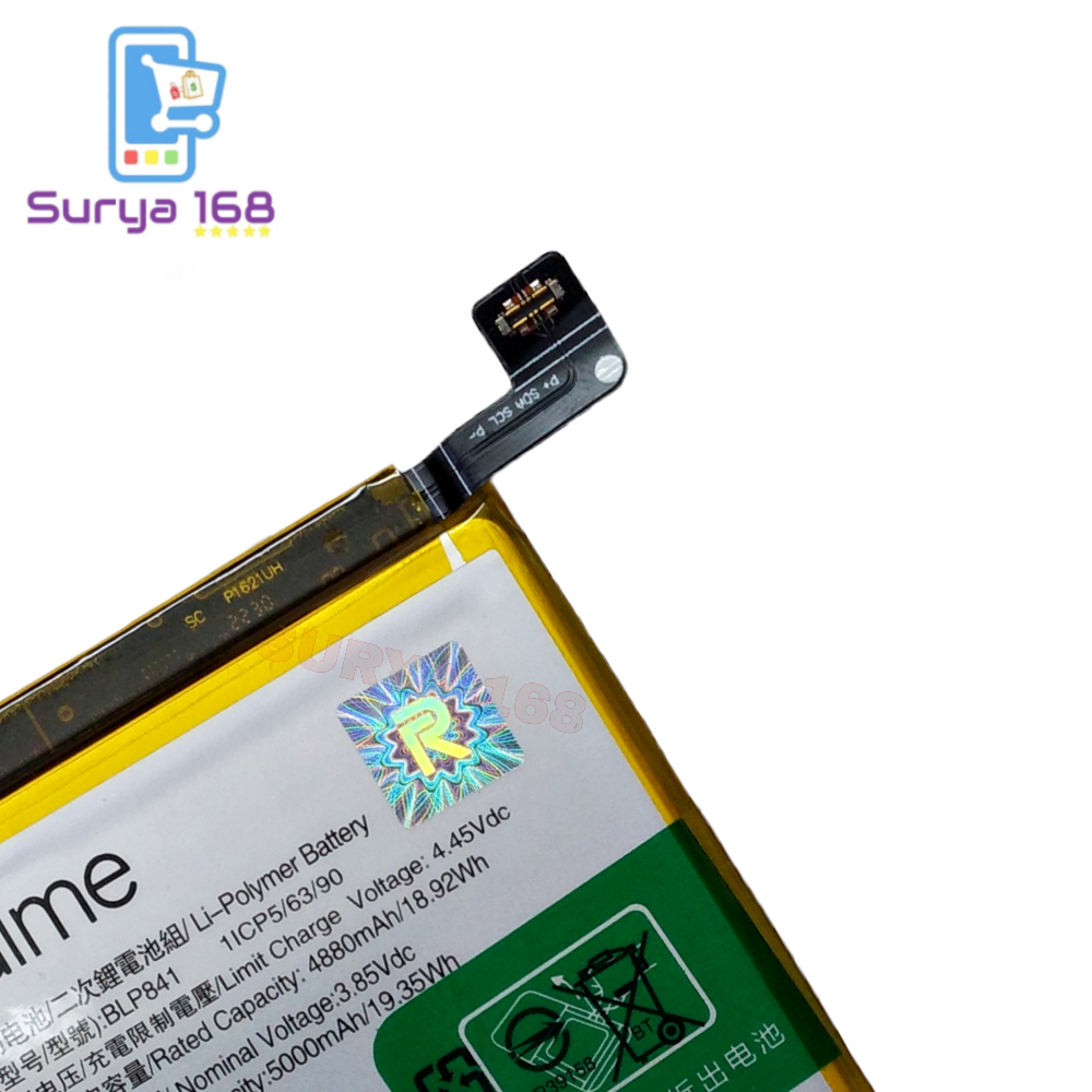 BATTERY BATERAI BATTERE BATRE BLP841 REALME 8