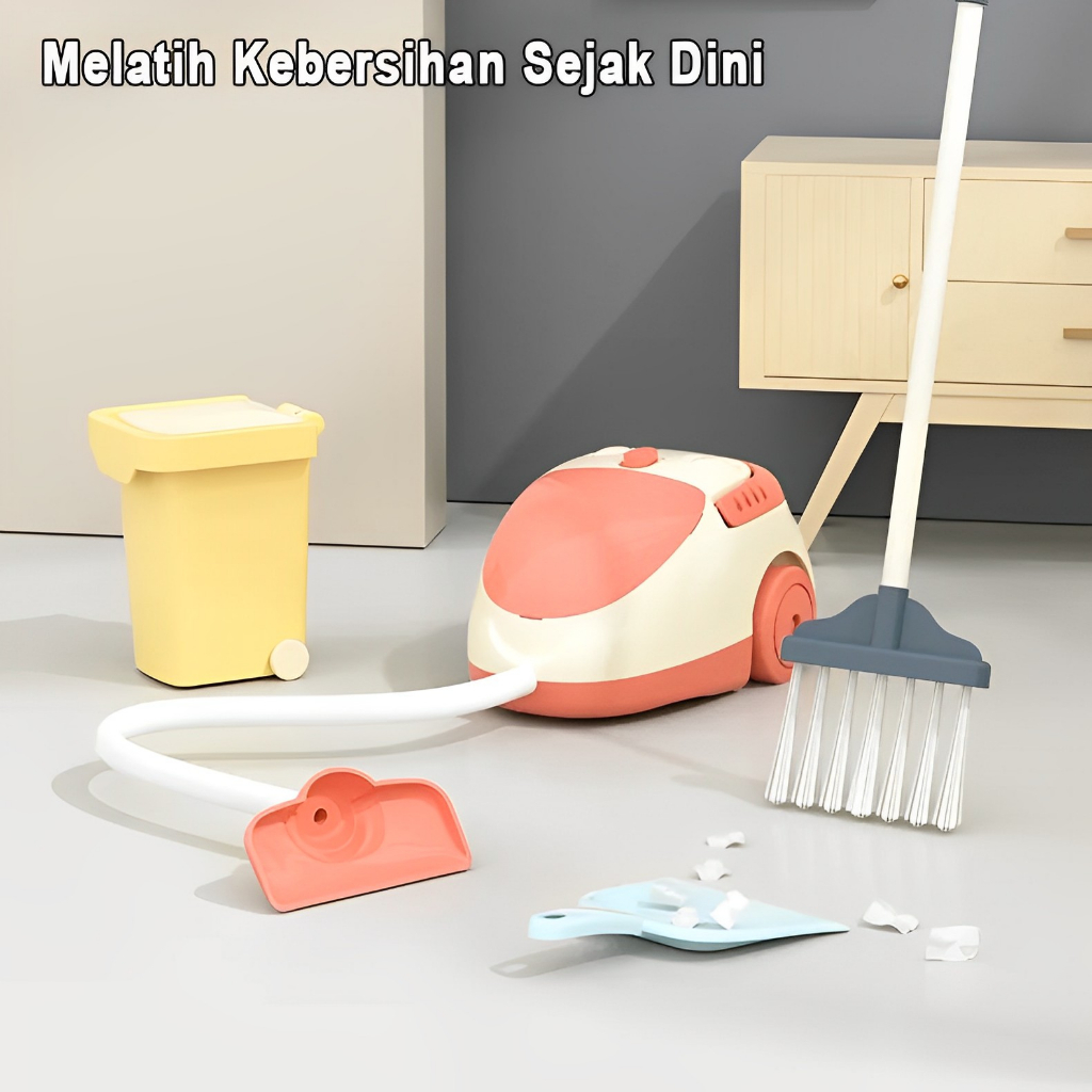 Cleaning Set Lengkap 16 Jenis | Mainan Anak Alat Kebersihan Rumah | Hadiah Ulang Tahun Anak Perempuan 3-4-5-6-7 Tahun