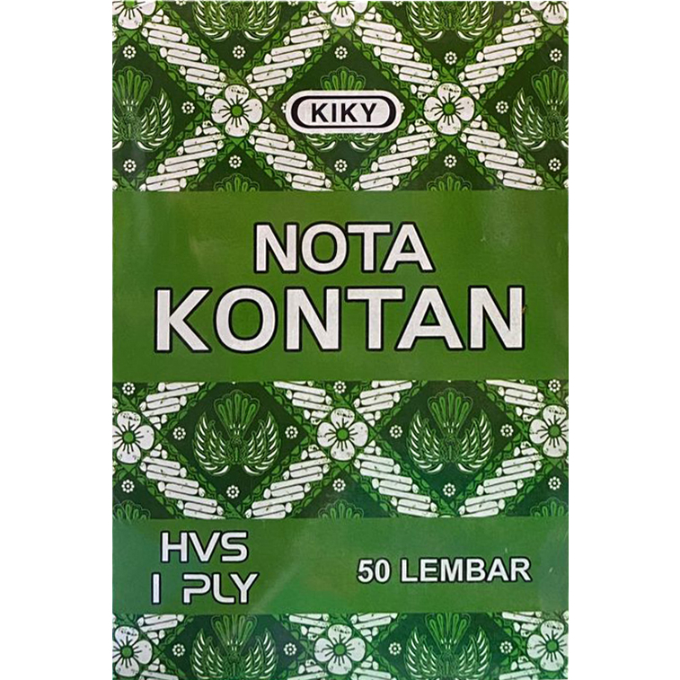 

Buku Nota Kontan KIKY K1 1 Pack (10 Buku) / Kecil 1 PLY / 1 Rangkap