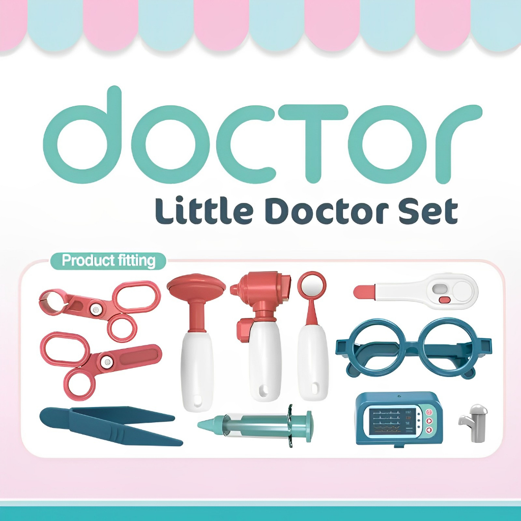 3in1 Doctor Set | Mainan Anak Perempuan Dokter Dokteran Terbaru 2023 | Hadiah Ulang Tahun Anak Cewek