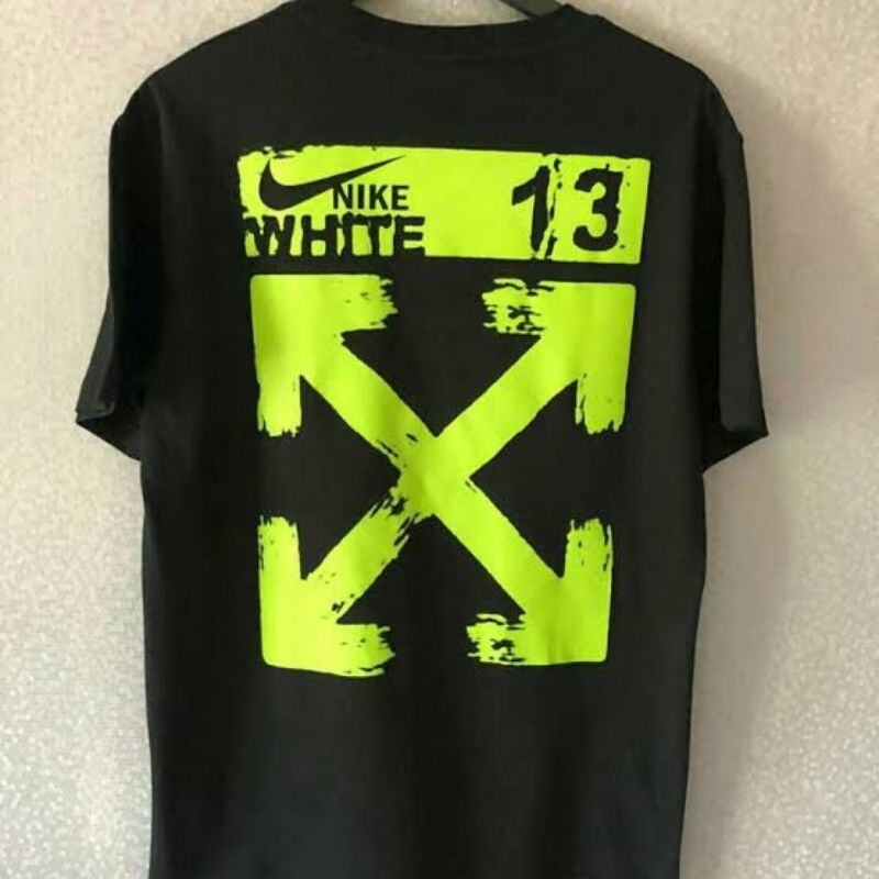nike white original kaos pria