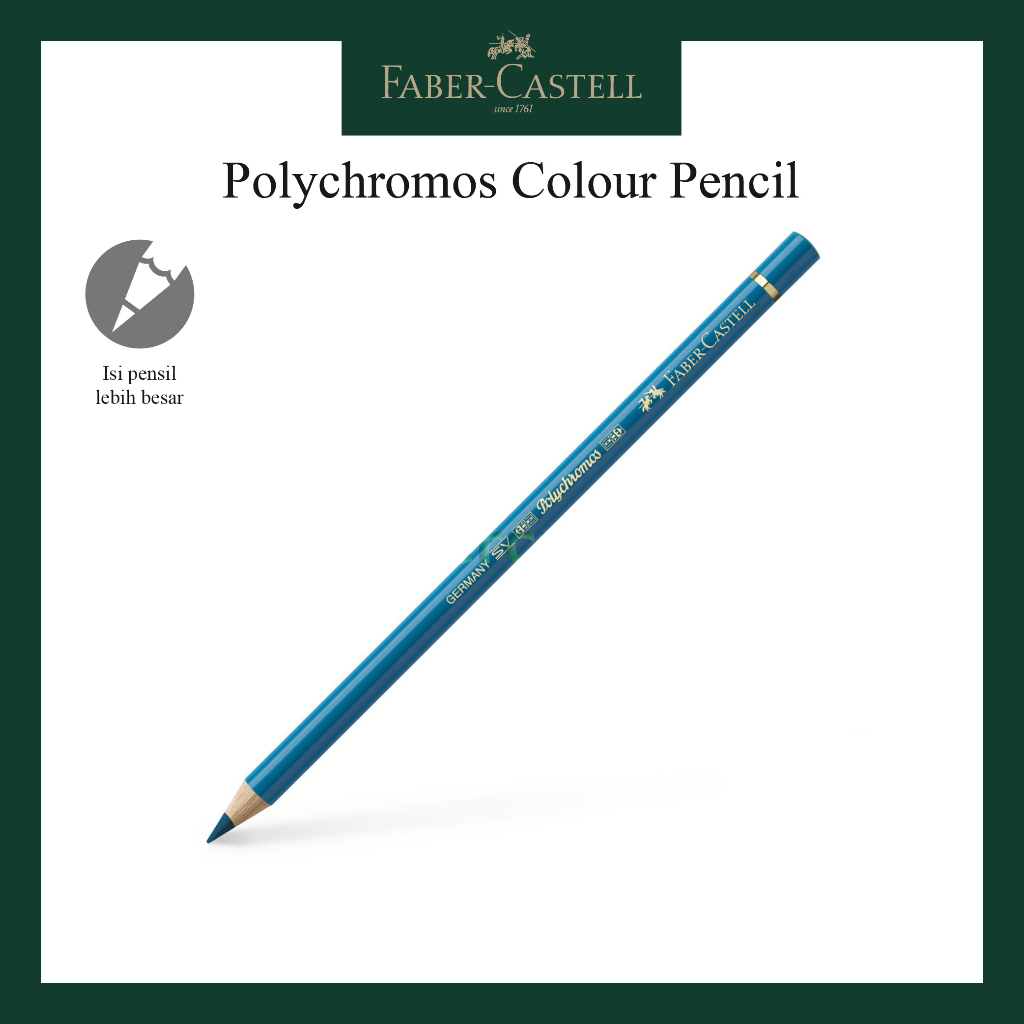 

Pensil Polychromos Faber Castell Cobalt Turquoise 110153