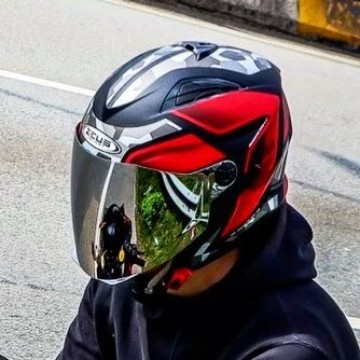 KACA HELM / VISOR Zeus 613C SILVER