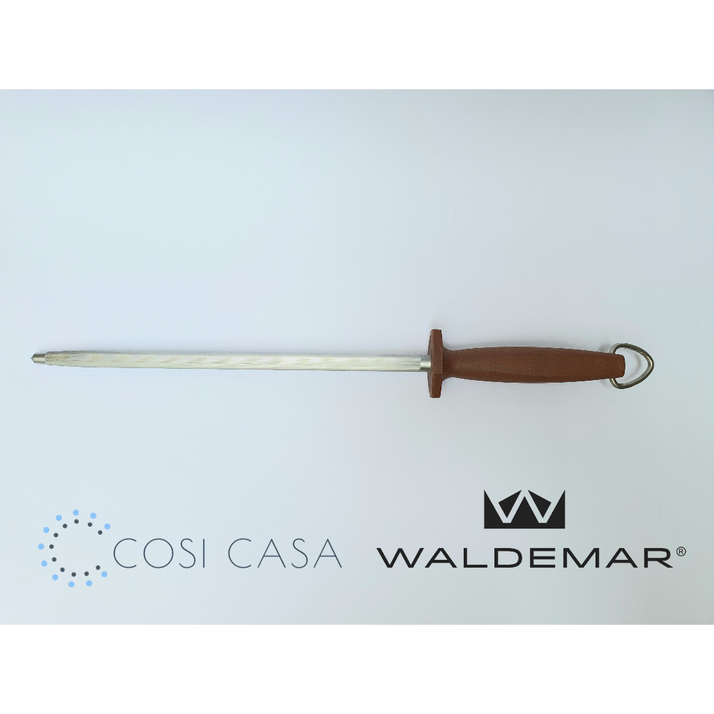 WALDEMAR MAYNOR 12" SHARPENING STEEL BROWN, PP HANDLE, NSF