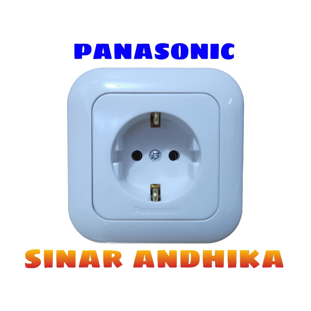 STOP KONTAK SINGLE NON CP PUTIH PANASONIC WEJP 1131-7