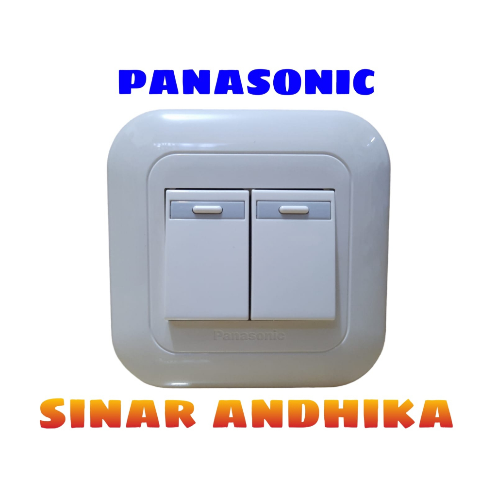 SAKLAR SERI KECIL PUTIH PANASONIC WEJ 78029+WEJ 5531