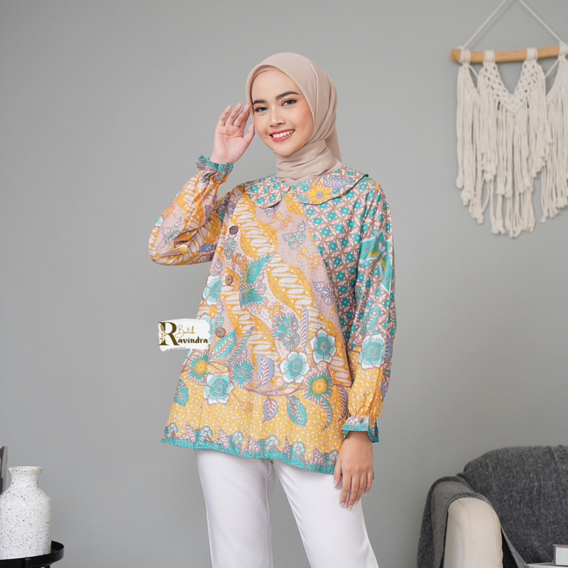 Blouse Batik Kupu Soft