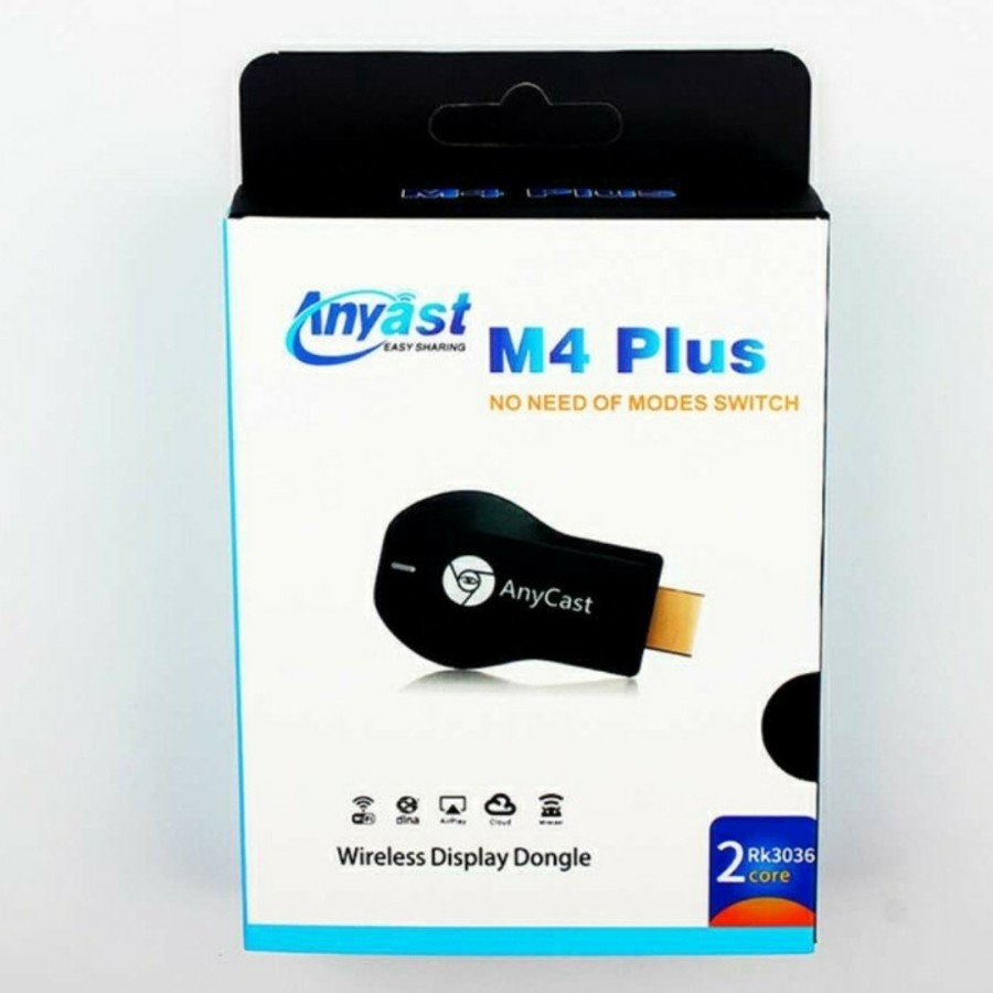 ANYCAST DONGLE HDMI WIRELESS M4 PLUS ORIGINAL HDMI DONGLE M4