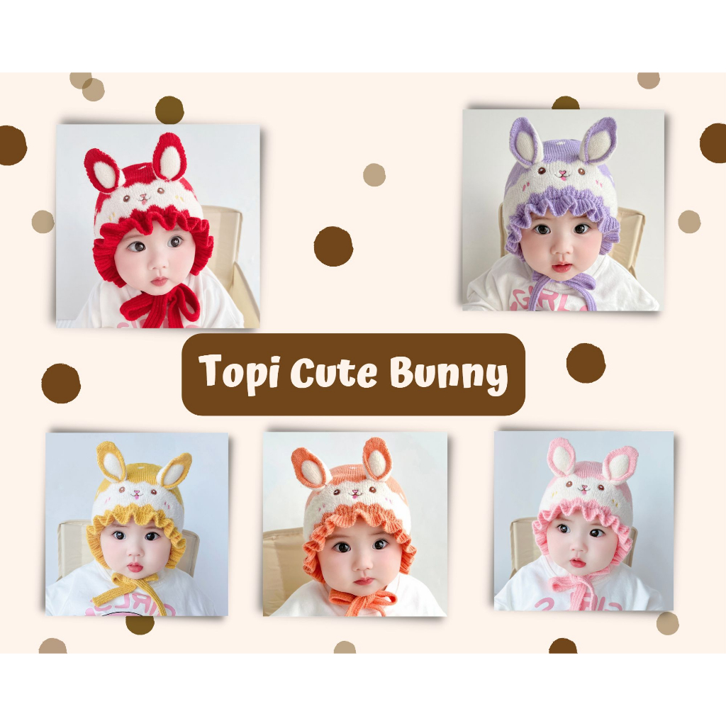 Topi Rajut Bayi / Kupluk Rajut Bayi Newborn / Topi Rajut Anak Laki Laki / Topi Bayi  Perempuan / Topi Bayi Baru Lahir / Topi Bayi Import