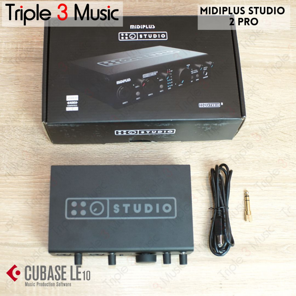 MIDIPLUS Studio 2 Soundcard Recording Triple3music