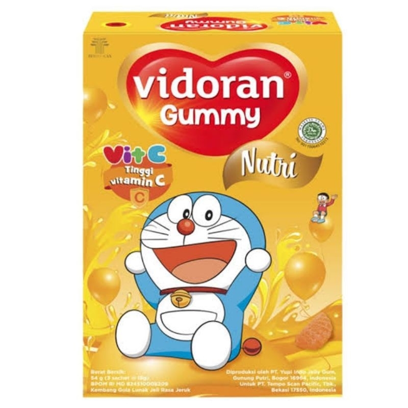 Vidoran syrup imun 100ml dan gummy 54gr multivitamin anak