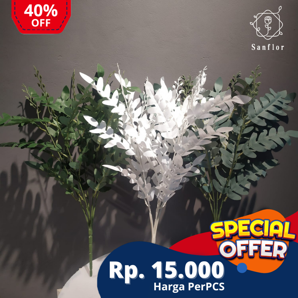 DAUN PAKIS NEW/DAUN PAKIS ARTIFICIAL/DAUN PAKIS PALSU MURAH