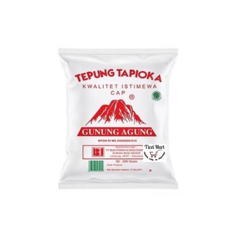 

Tepung Tapioka Gunung Agung 500gr