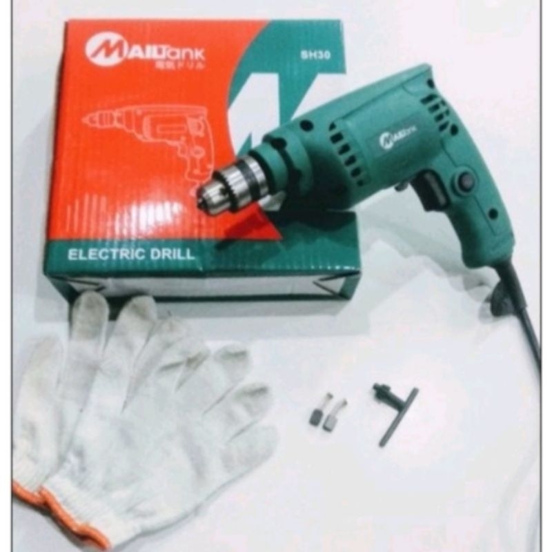 mesin bor listrik 10mm mailtank SH -30 bor bolak balik