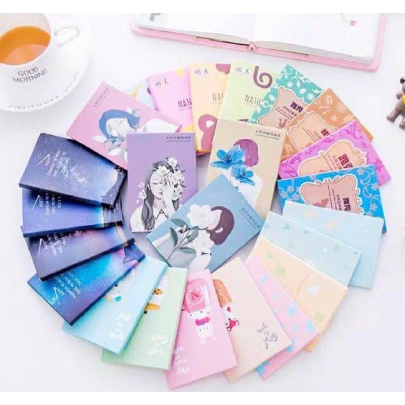 Kertas minyak wajah 50sheet/lmbr