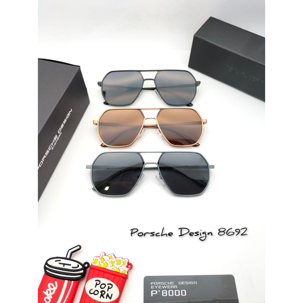 KACAMATA POLARIZED TERBARU//KACAMATA GAYA HITAM/KACAMATA TITTANIUM/KACAMATA FASHION POLARIZED 8692 /KACAMATA ANTI UV