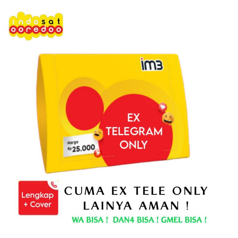 Perdana Indosat Bekas tele saja