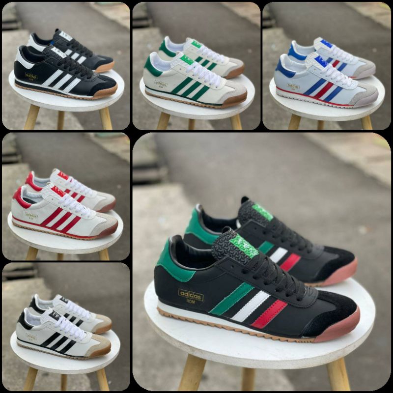 Sepatu Adidas Neo Rom Black Itali Import
