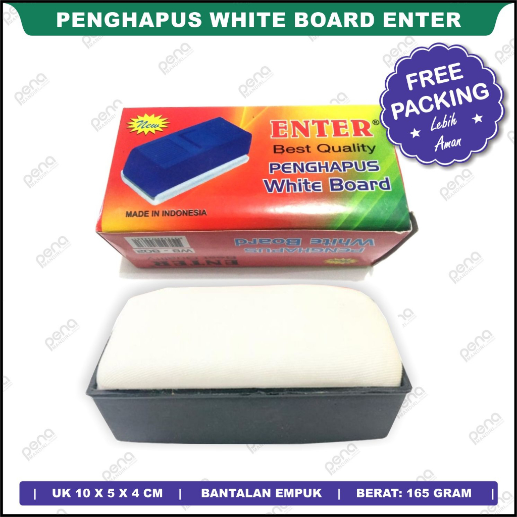 Penghapus White Board Merk Enter (Kecil)