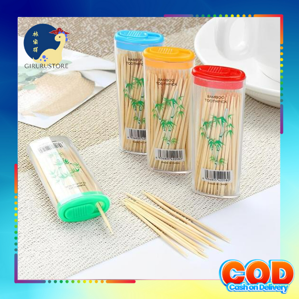 Tusuk Gigi Bambu Refill isi ± 100 pcs / Pembersih Gigi Bambu / Tusuk gigi bambu toothpick wholesale grosir restaurant hotel premium / tusuk gigi harga grosir isi +- 100 batang /TUSUK GIGI - BAMBU