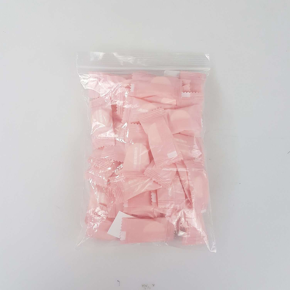 Handuk Mini Travel Disposable Towel 50 PCS - T201 - Pink